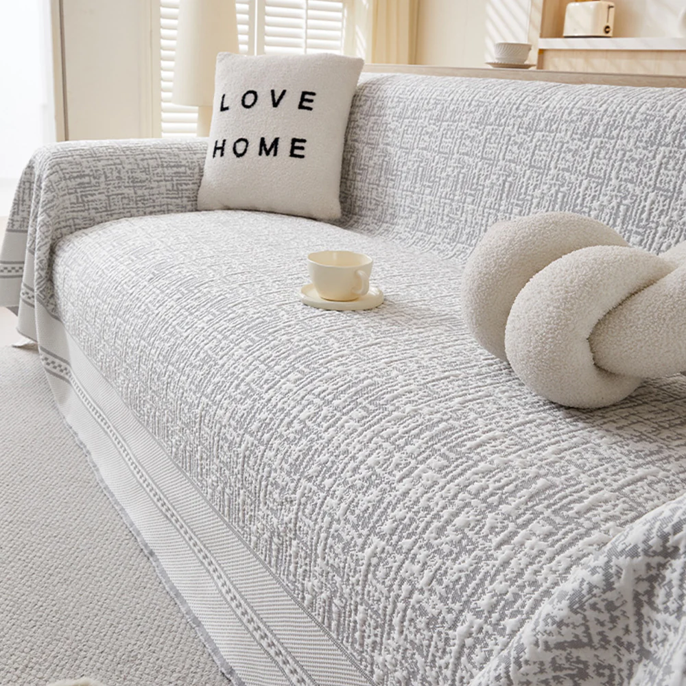 Four Seasons Universal Ice Silk Cool Feeling Couch Cover - Image 11