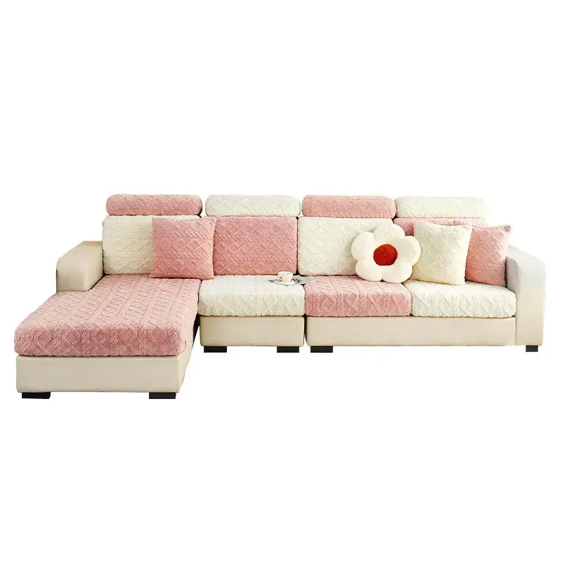 Full Wrap Soft Fleece Stretch Couch Cover - Image 16