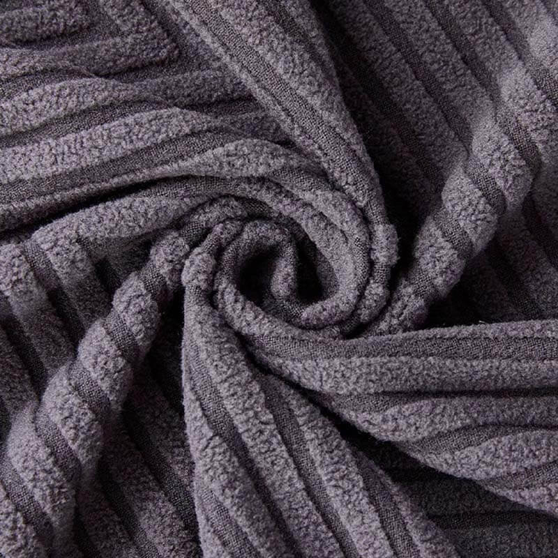 Fully Wrapped Herringbone Couch Cover - Image 11