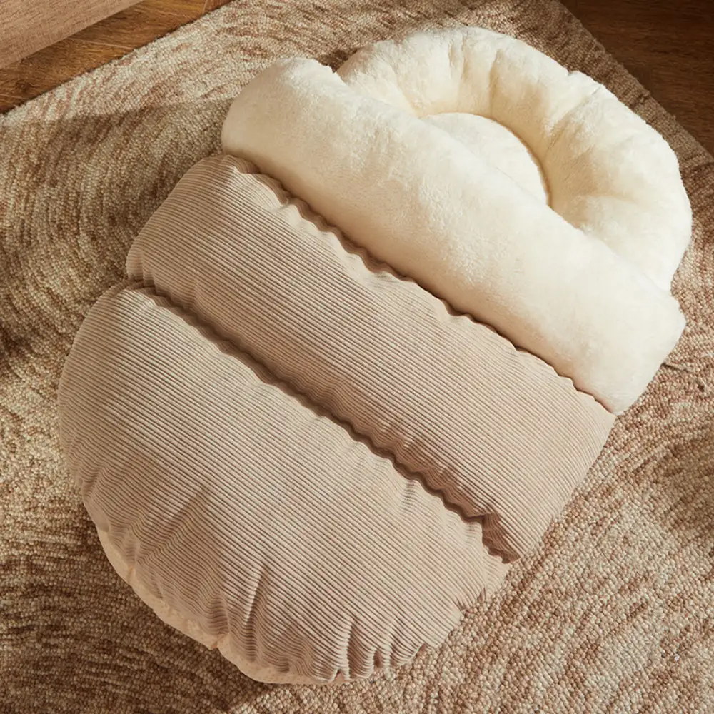 Fun Slipper-style Warm Removable And Washable Enclosed Pet Bed - Image 12