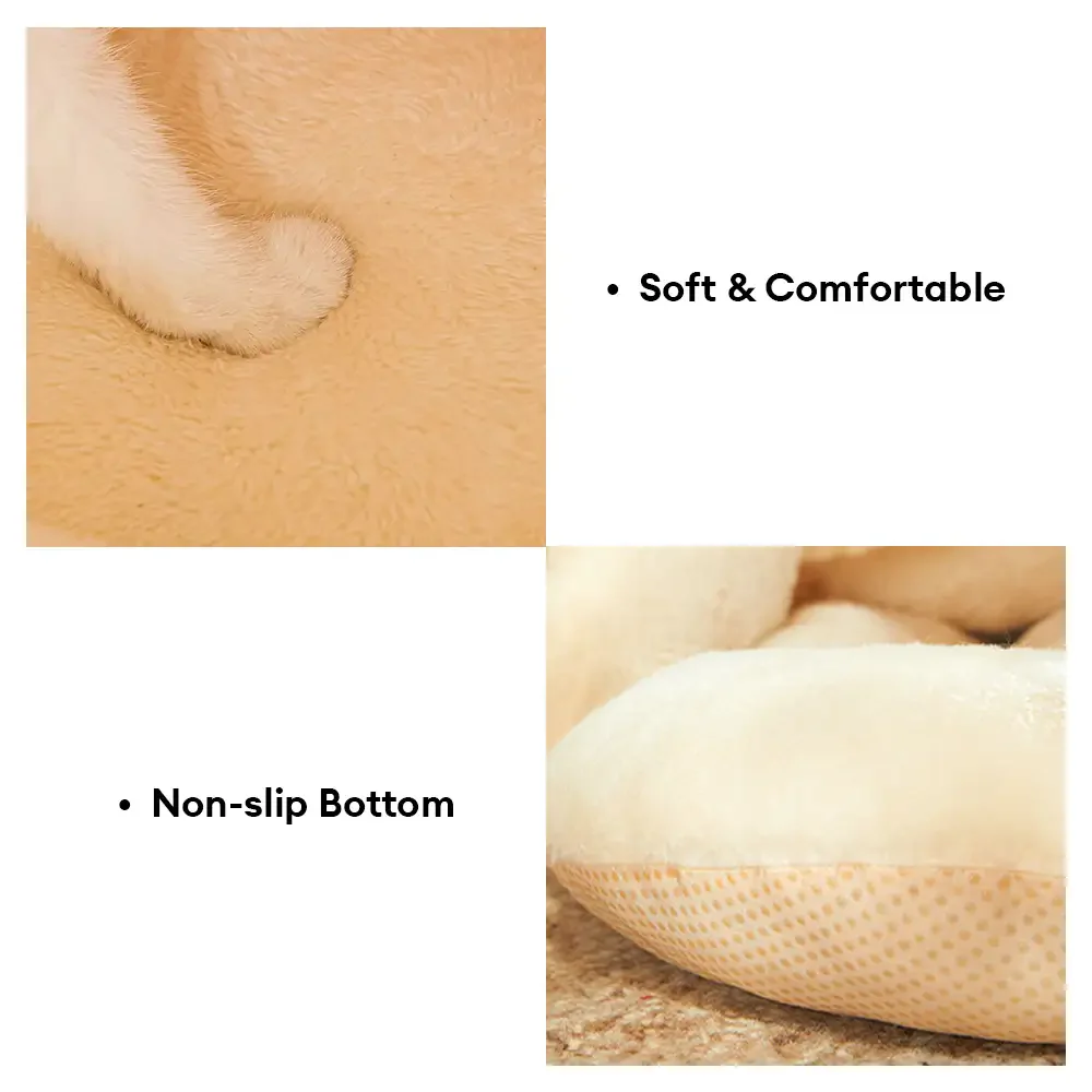 Fun Slipper-style Warm Removable And Washable Enclosed Pet Bed - Image 5
