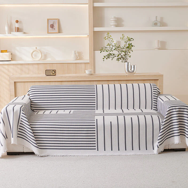 Geometric Pattern Multi-Color Sofa Cover - Modern Design for a Stylish Home - Image 13