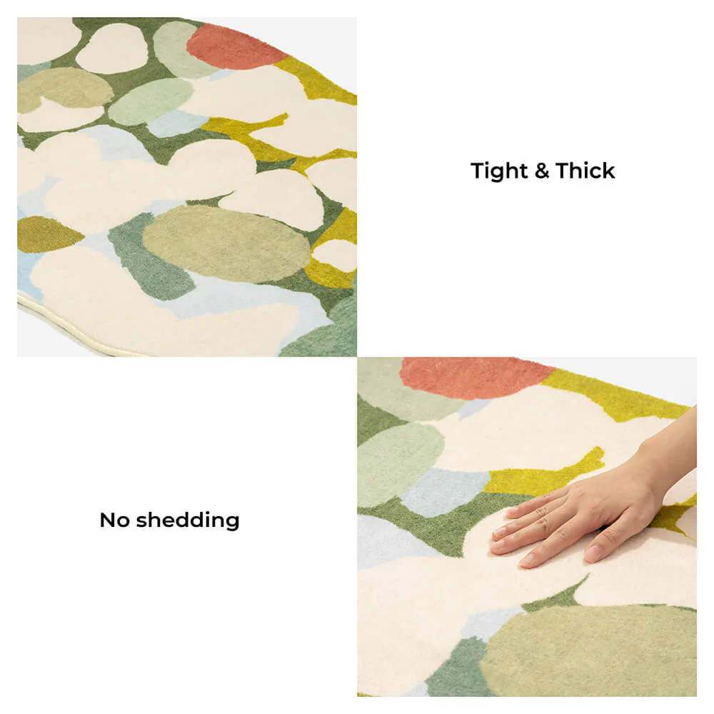 Greenery Forest Heterotype Plush Carpet Pet Mat Pet Rug - Image 3