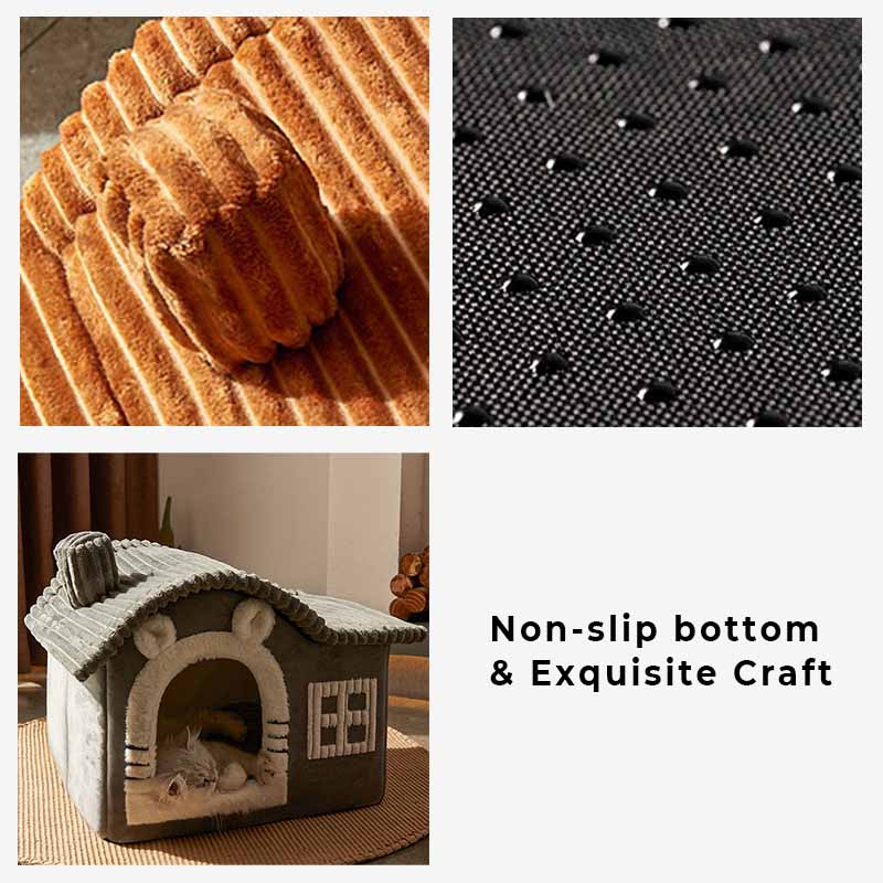 House Design Semi-Enclosed Cat Bed - Image 5