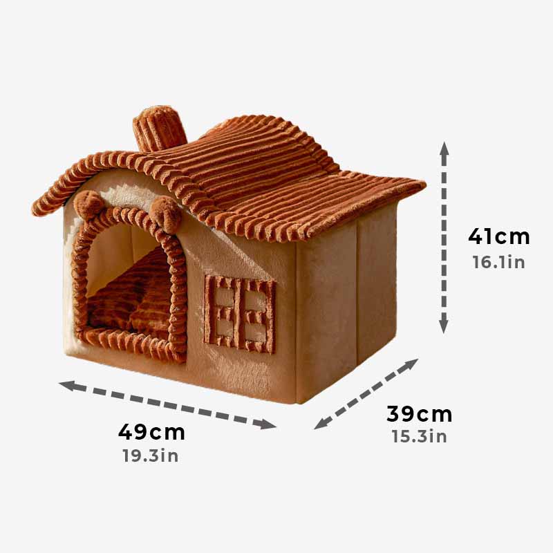 House Design Semi-Enclosed Cat Bed - Image 6