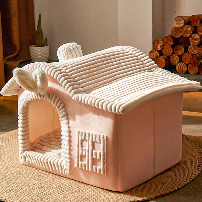 House Design Semi-Enclosed Cat Bed - Image 8
