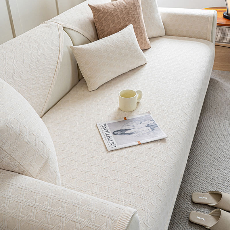 Jacquard Chenille Fabric Water-resistant & Oil-proof Couch Cover - Image 16