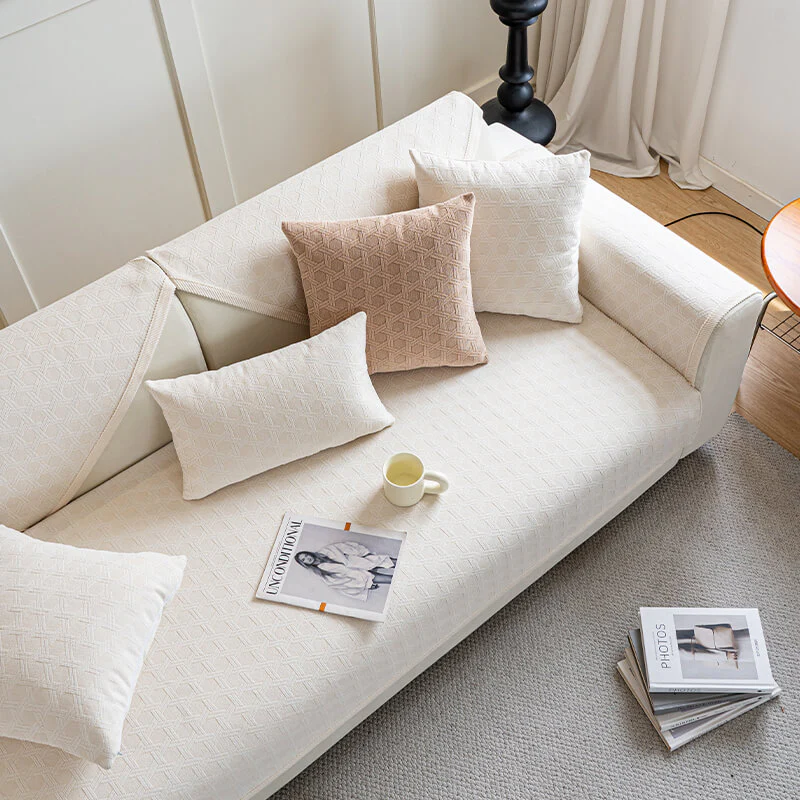 Jacquard Chenille Fabric Water-resistant & Oil-proof Couch Cover - Image 19