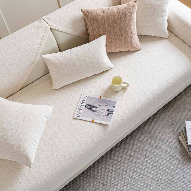 Jacquard Chenille Fabric Water-resistant & Oil-proof Couch Cover - Image 20