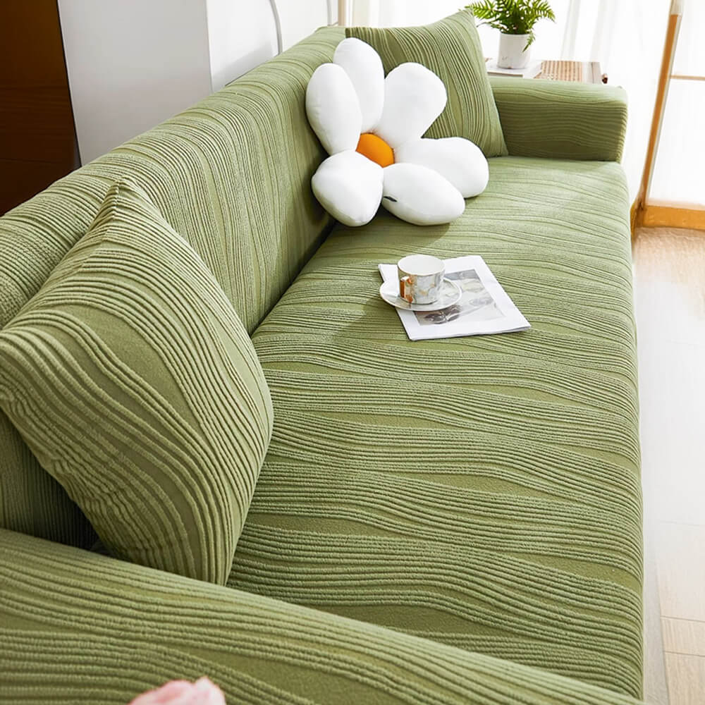 Jacquard Stretch Full-Cover Anti-scratch Couch Cover - Image 11