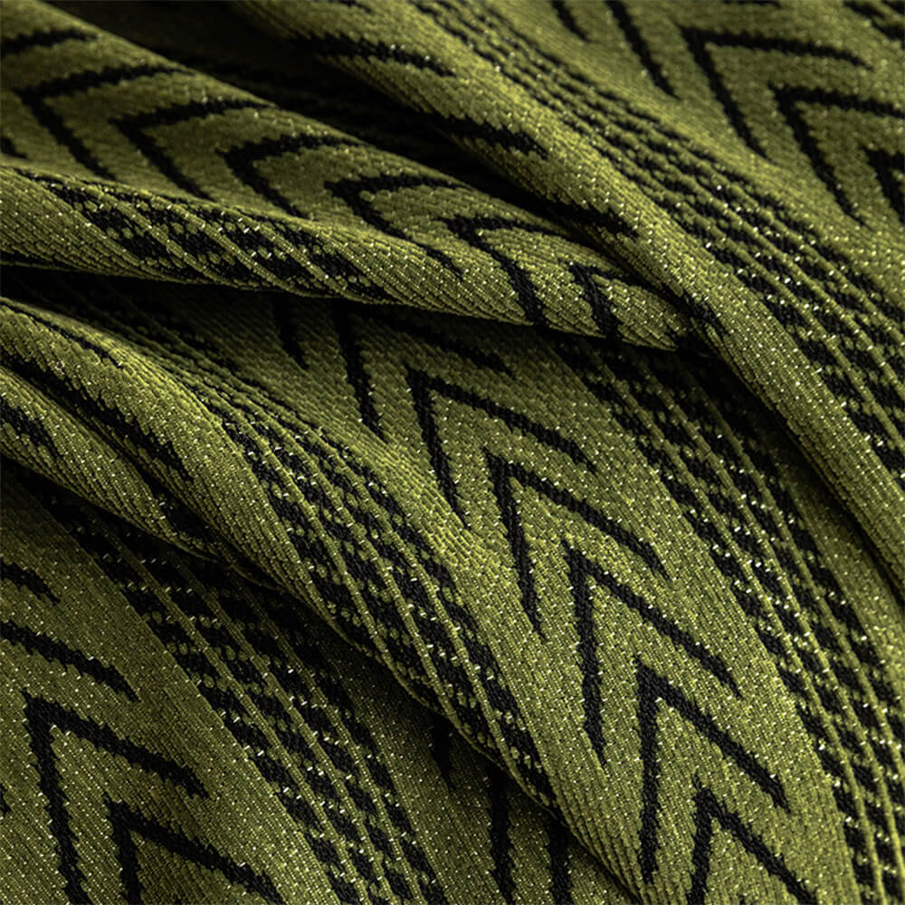 Jacquard Tassel Chenille Couch Cover - Image 4