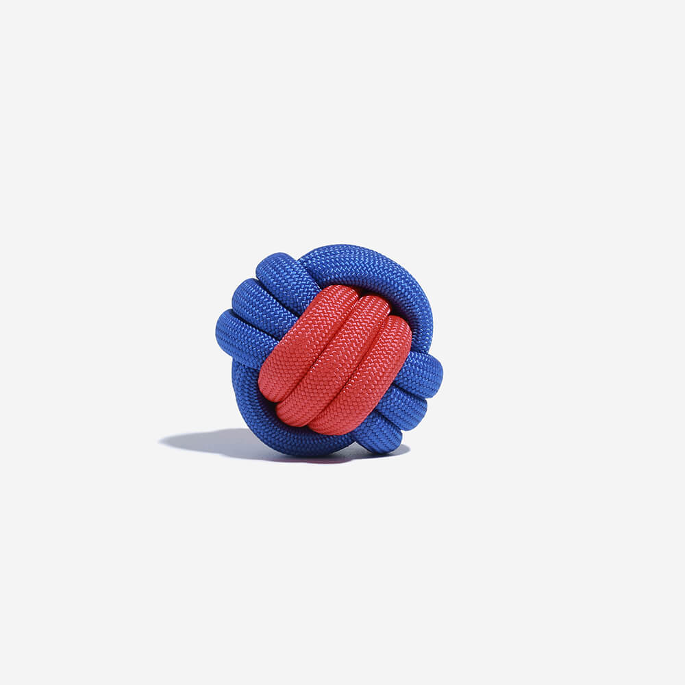 Knots Ball Throwing Dog Toy - Color Clash - Image 7