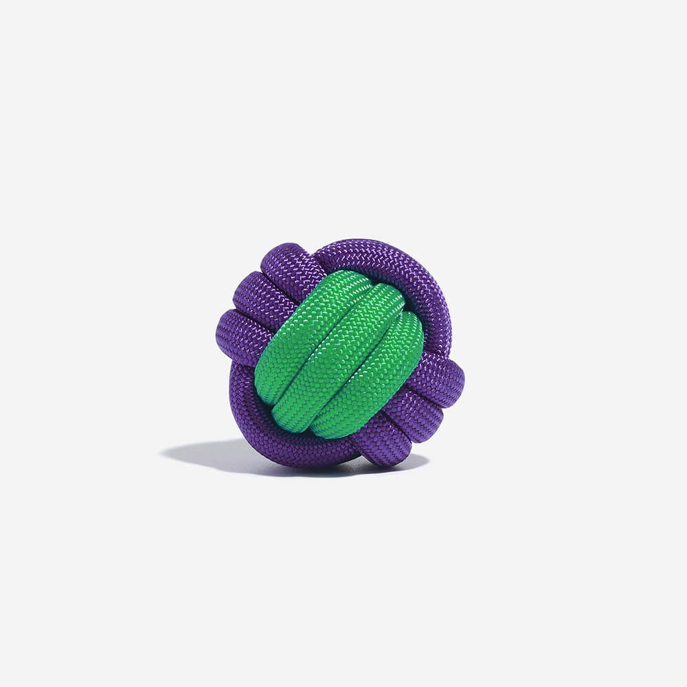 Knots Ball Throwing Dog Toy - Color Clash - Image 8