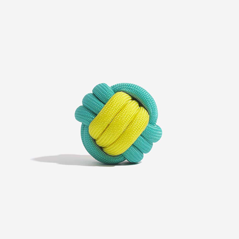Knots Ball Throwing Dog Toy - Color Clash - Image 9
