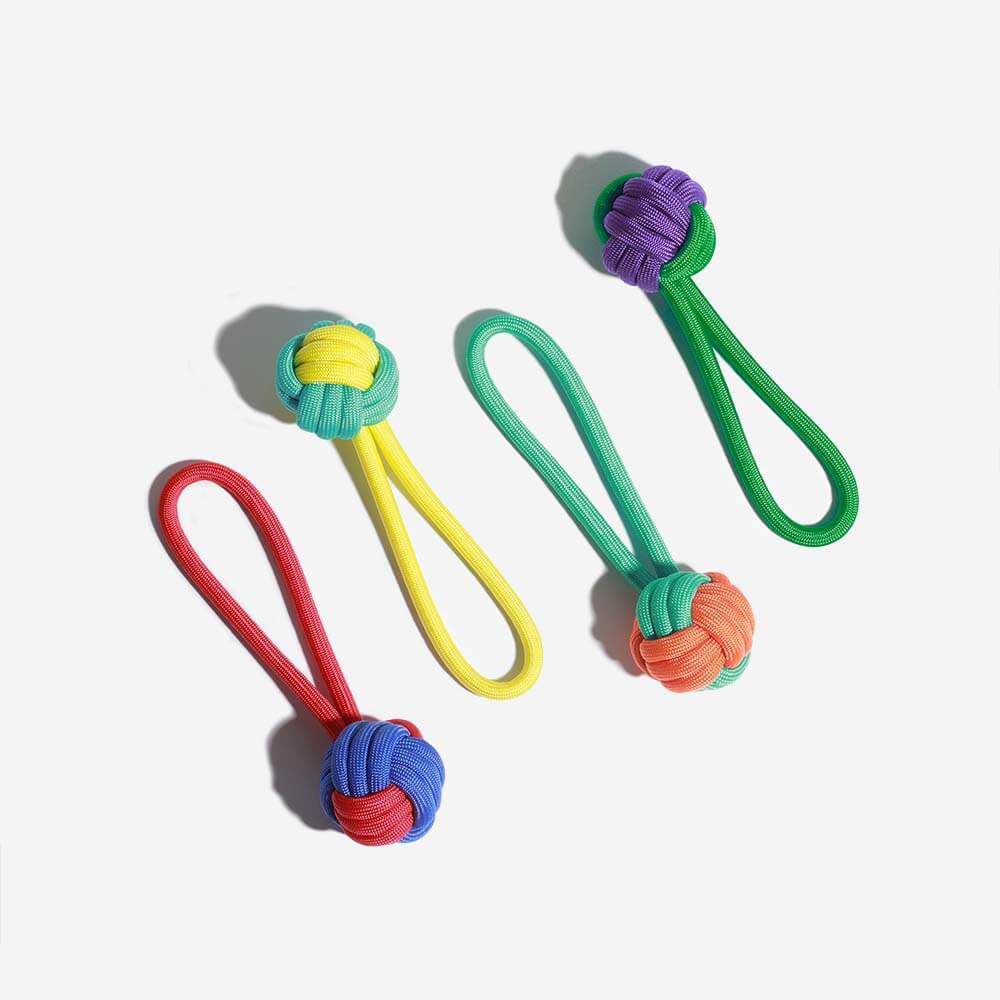 Knots Rope Tug Dog Toy - Color Clash - Image 5