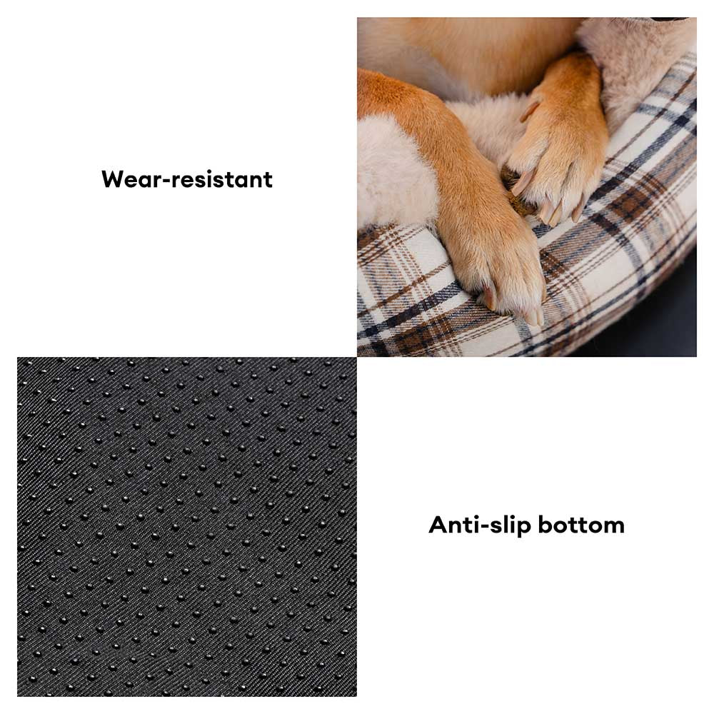 Large Classic Fluffy Booster Dog Car Seat-Keep Secure - Image 6