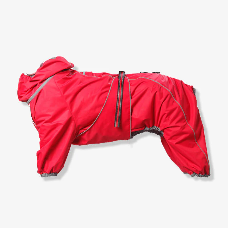 Large Dog Outdoor Jacket Waterproof Adjustable Dog Rain Coat - Image 12