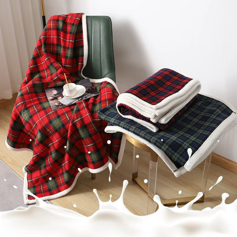 Large Plaid Dog Blanket - Image 4