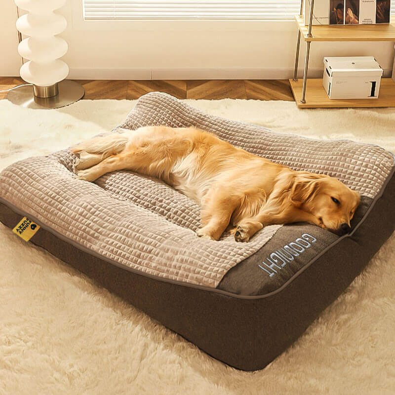 Bed Cover - Large Thick Scratch-resistant Spine Protection Dog Cushion Bed - Image 3