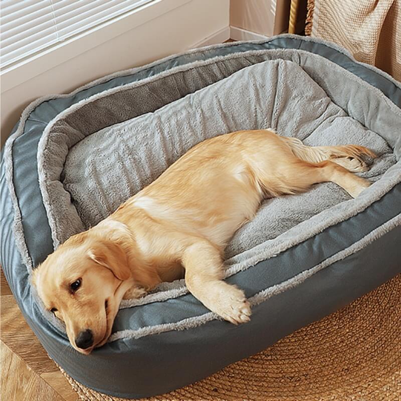 Bed Cover - Large Warm Deep Sleeping Bed Orthopedic Dog Bed - Image 4