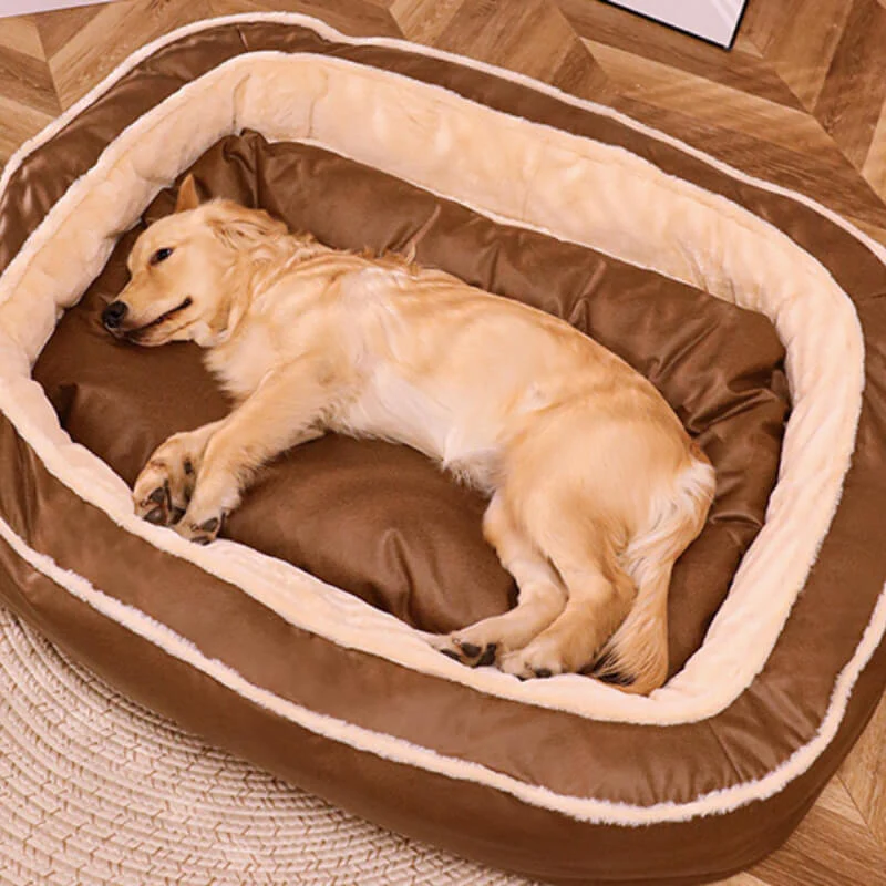 Bed Cover - Large Warm Deep Sleeping Bed Orthopedic Dog Bed - Image 5