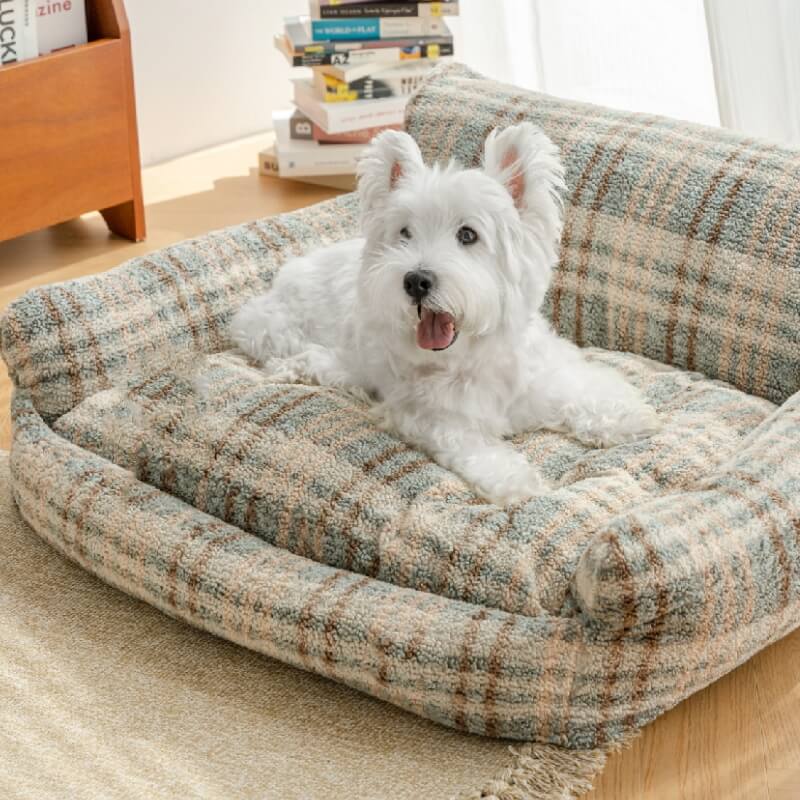 Lazy Holiday Plush Cozy Dog & Cat Sofa Bed - Image 14