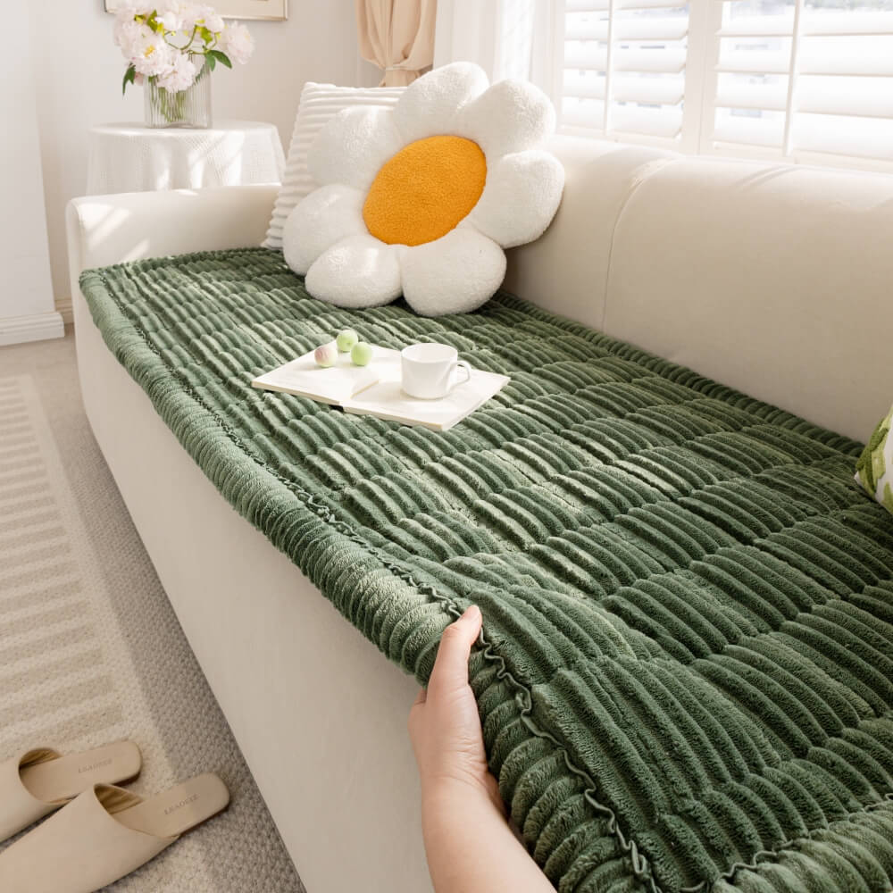 Lazy Soft Flannel Breathable Pet Mat Non-slip Couch Cover - Image 13
