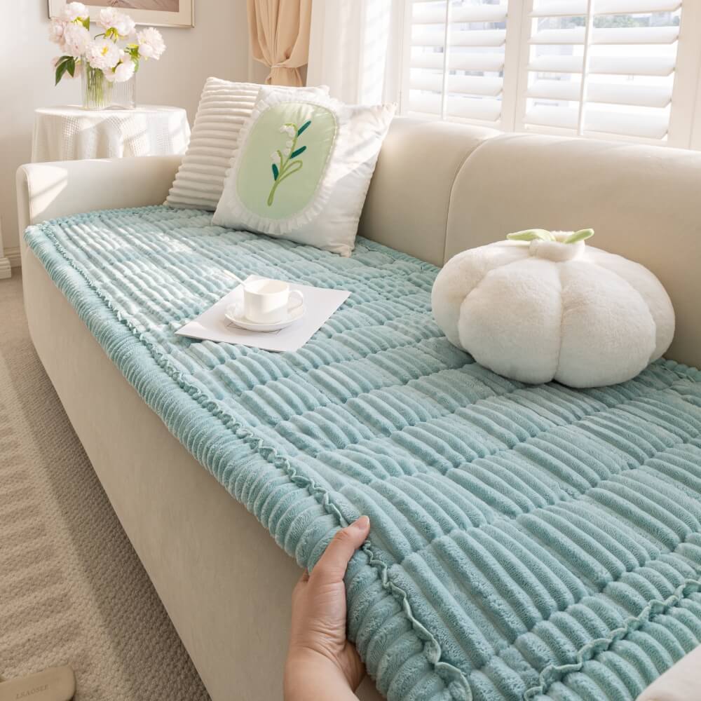 Lazy Soft Flannel Breathable Pet Mat Non-slip Couch Cover - Image 15