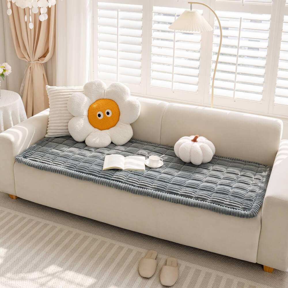 Lazy Soft Flannel Breathable Pet Mat Non-slip Couch Cover - Image 16