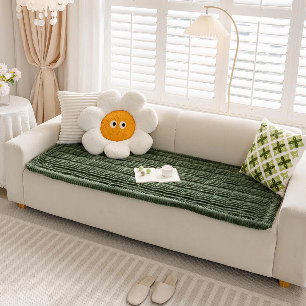 Lazy Soft Flannel Breathable Pet Mat Non-slip Couch Cover - Image 17