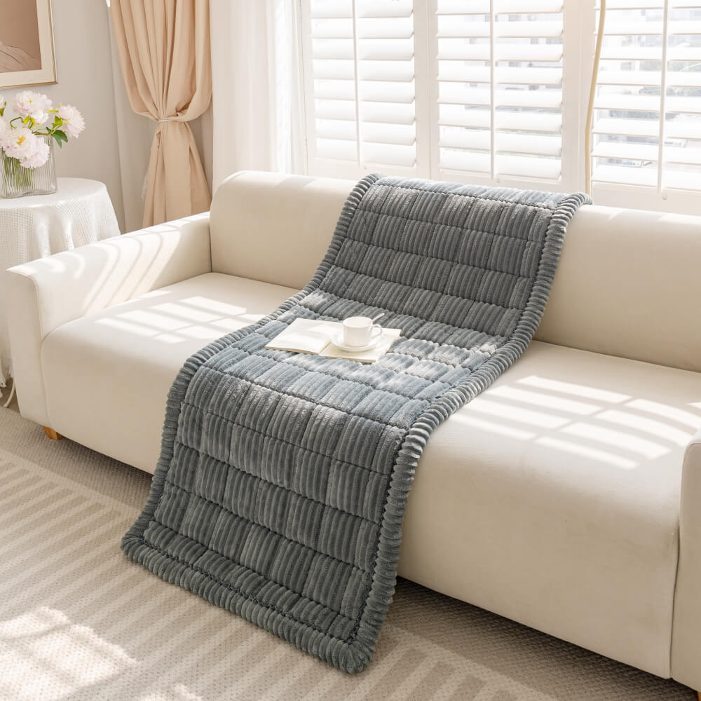 Lazy Soft Flannel Breathable Pet Mat Non-slip Couch Cover - Image 21
