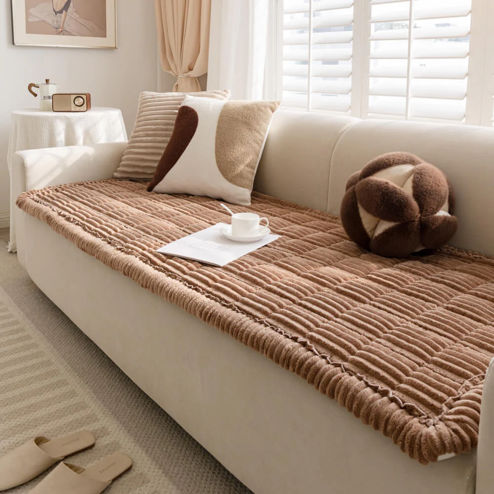 Lazy Soft Flannel Breathable Pet Mat Non-slip Couch Cover - Image 23