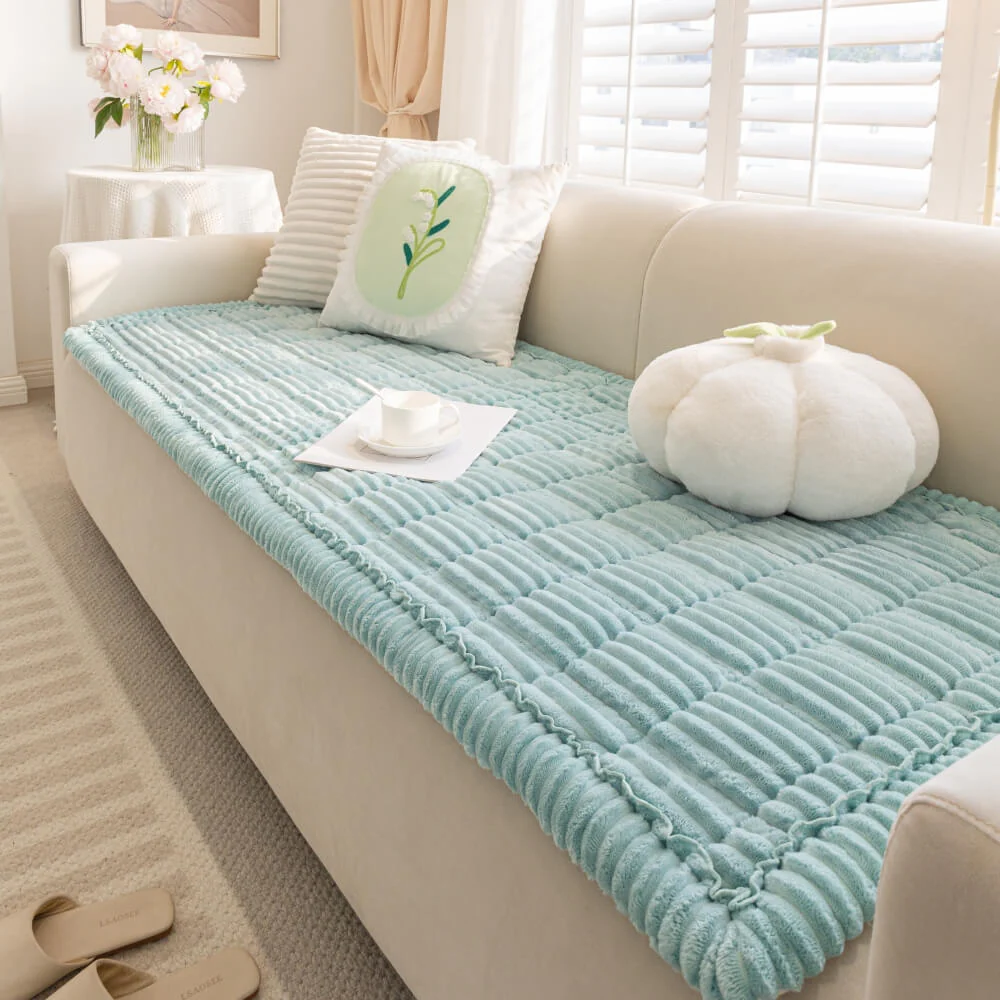 Lazy Soft Flannel Breathable Pet Mat Non-slip Couch Cover - Image 24