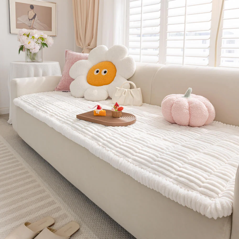 Lazy Soft Flannel Breathable Pet Mat Non-slip Couch Cover - Image 26