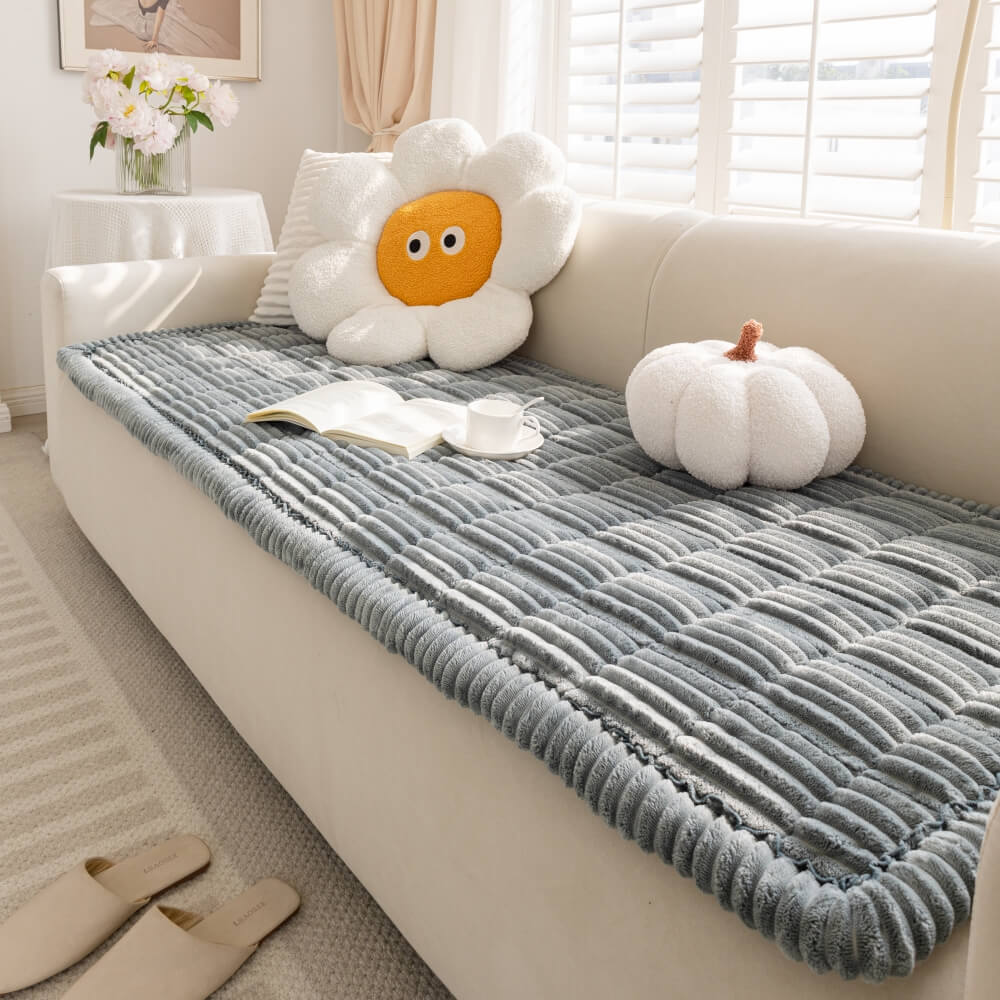 Lazy Soft Flannel Breathable Pet Mat Non-slip Couch Cover - Image 7