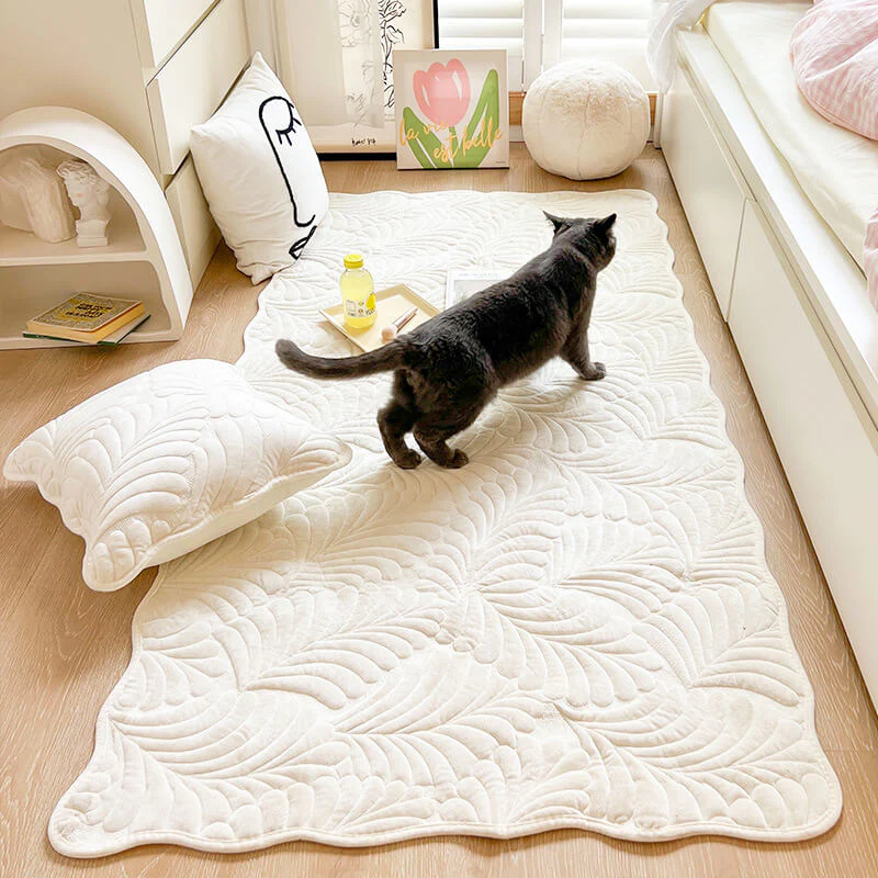 Leaf Cotton Mat Anti-scratch Protective Couch Cover - Image 6