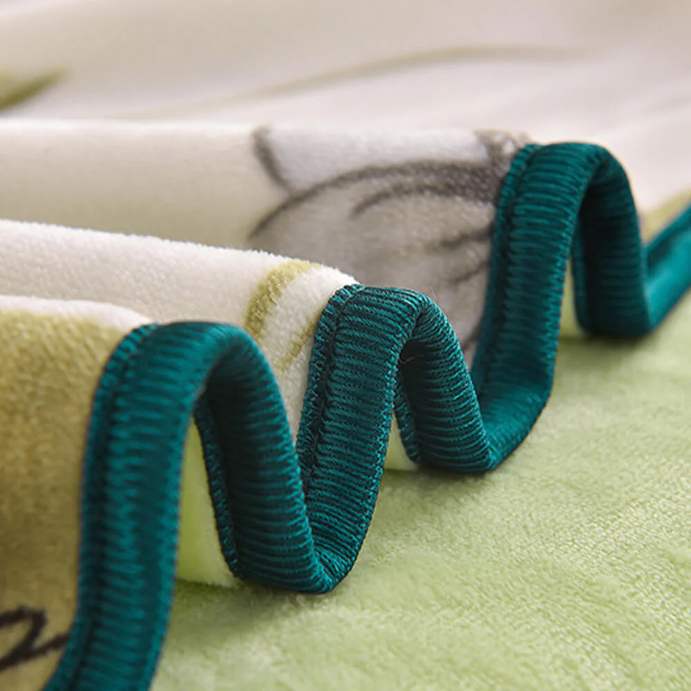 Light Luxury Thickened Milk Fleece Warm Bed Sheet Set - Image 3