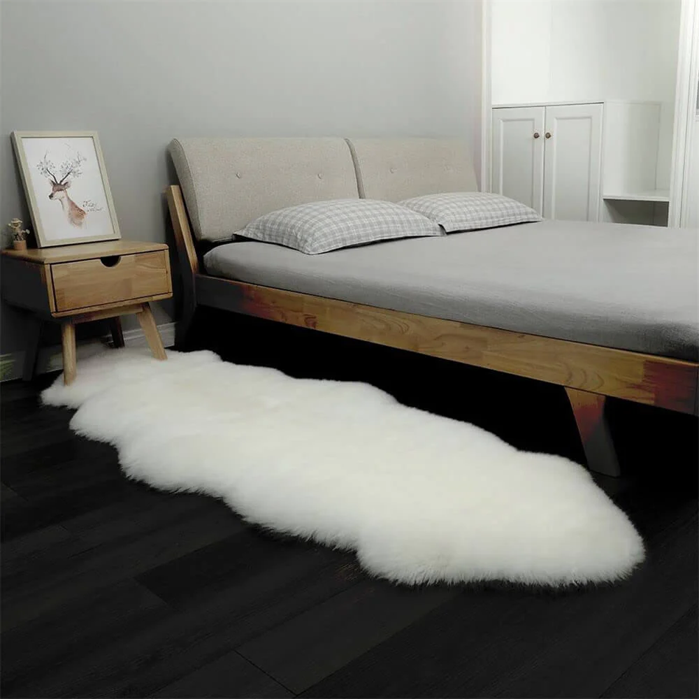 Long Plush Soft Irregular Cashmere Rug – Cozy Comfort for Your Home - Image 10