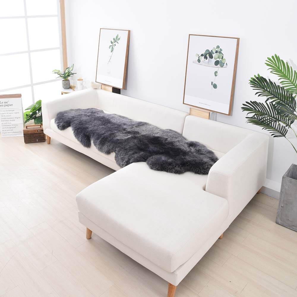 Long Plush Soft Irregular Cashmere Rug – Cozy Comfort for Your Home - Image 4