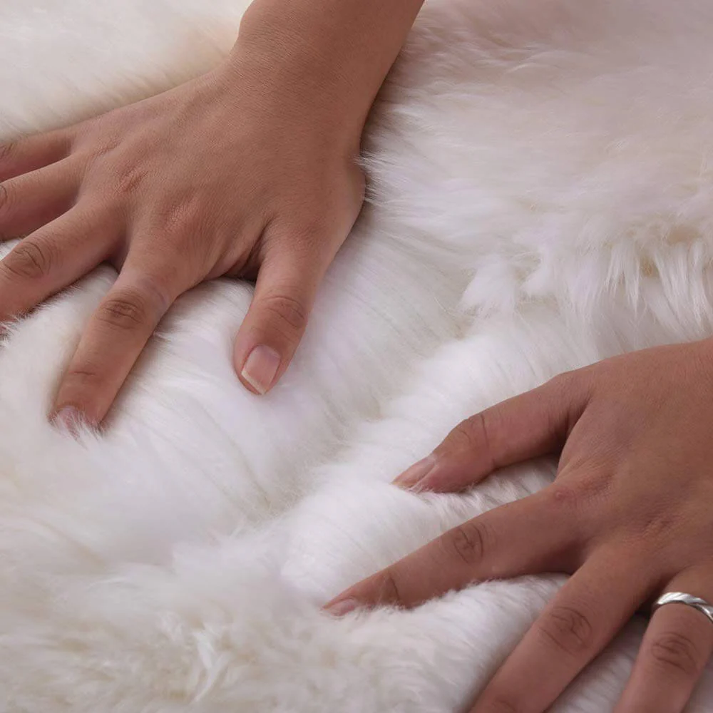 Long Plush Soft Irregular Cashmere Rug – Cozy Comfort for Your Home - Image 6