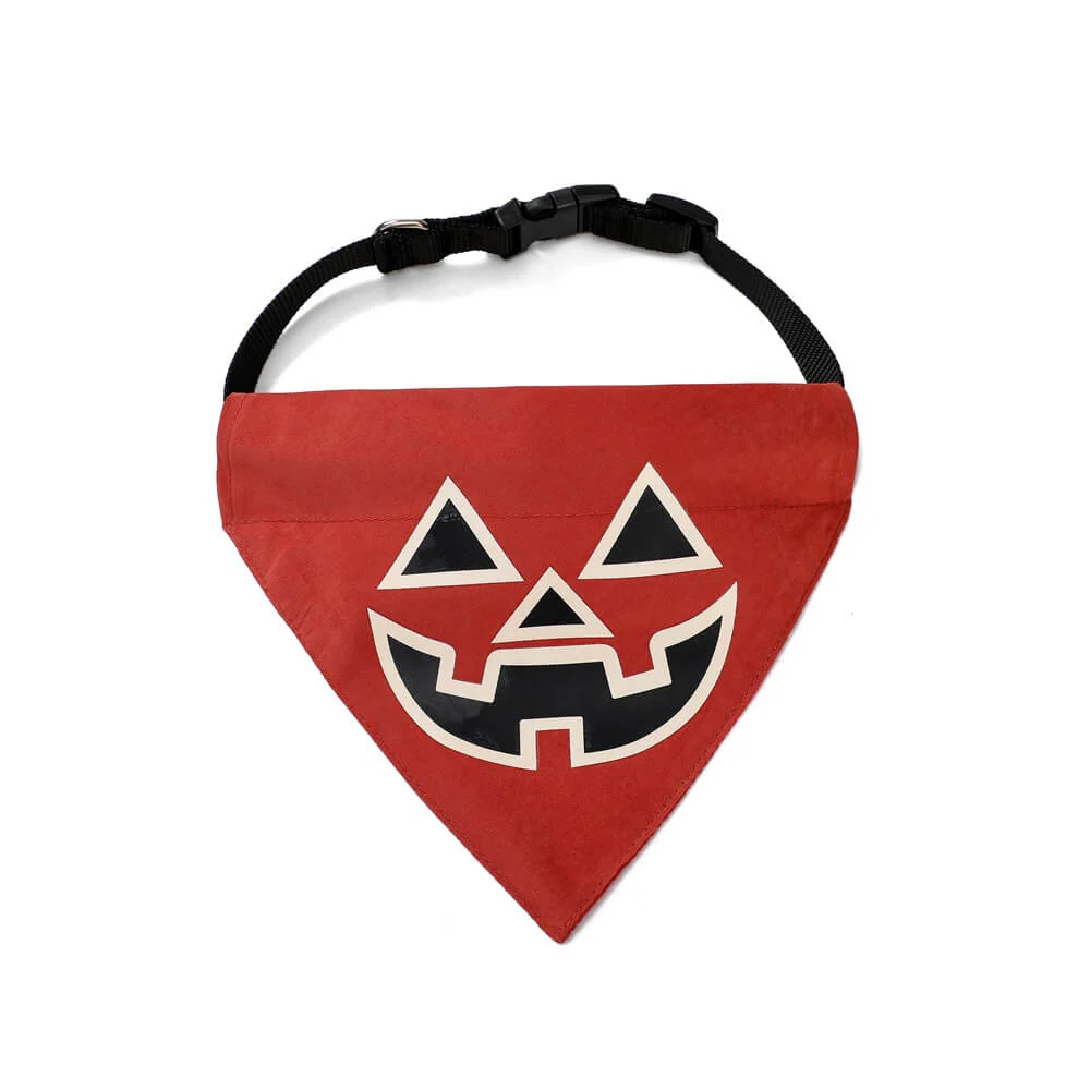 Luminous Halloween Pet Bandana | Glowing Triangle Pet Bib & Collar - Image 3