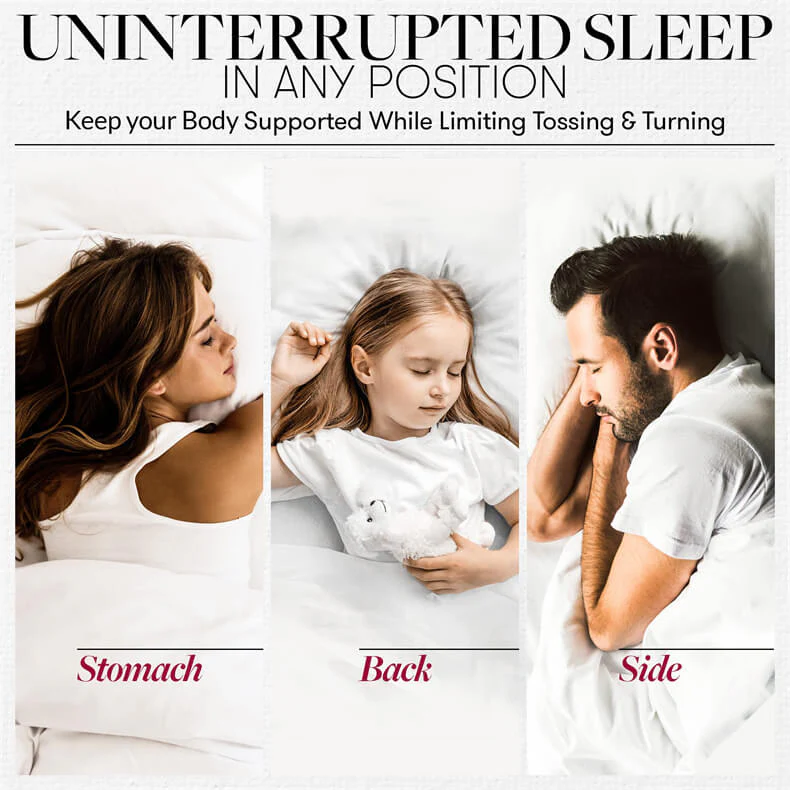 Luxury Hotel Bed Pillows Neck Support Fluffy Pillows Set - Image 4