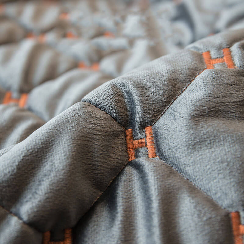 Luxury Quilted Velvet Non-Slip Couch Cover - Image 5