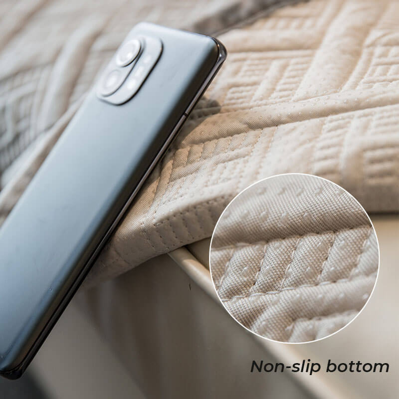 Luxury Quilted Velvet Non-Slip Couch Cover - Image 7