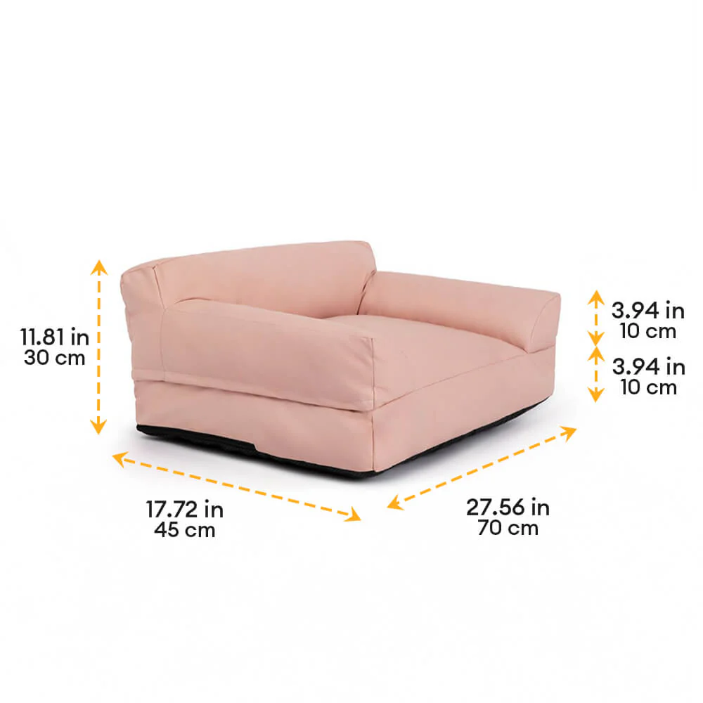 Luxury Waterproof Washable Supportive Bolster Dog & Cat Sofa Bed - Image 11