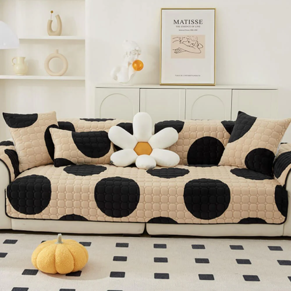 Milk Velvet Sofa Cover Furniture Non-slip Protection Couch Cover - Image 10