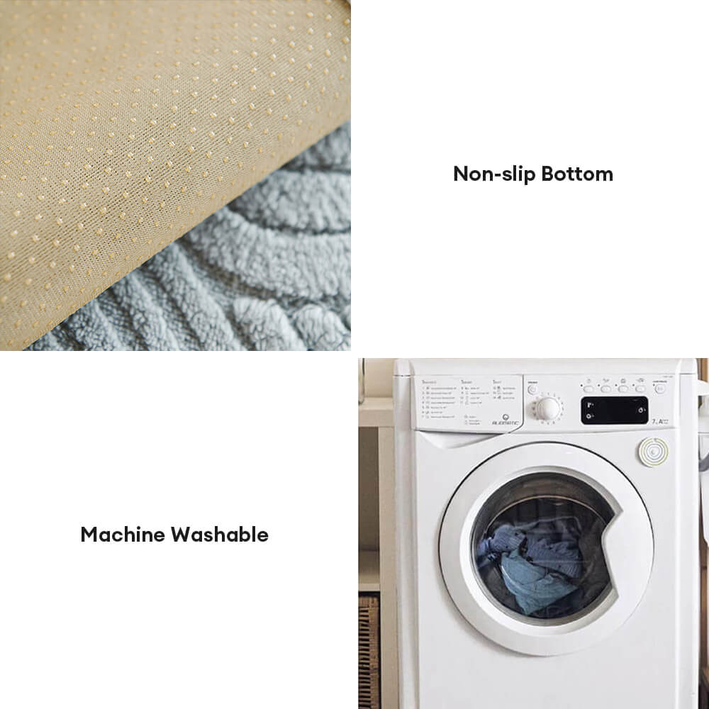 Modern Geometric Soft Plush Non-slip Sofa Protector Couch Cover - Image 5