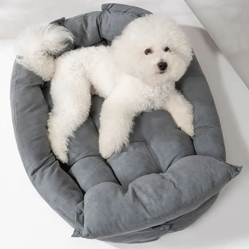 Multifunctional Pet Mat Soft Suede Cat & Dog Bed - Image 14