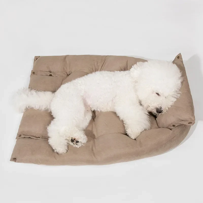 Multifunctional Pet Mat Soft Suede Cat & Dog Bed - Image 5