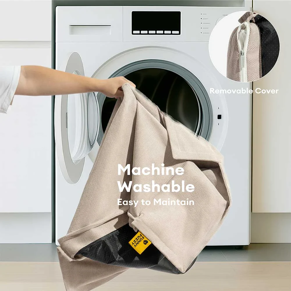 Orthopedic All-season Dual-layer Removable Dog Bed - Retro - Image 6